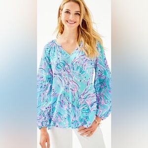 Lilly Pulitzer Winsley Jellyfish Top